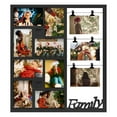 thumbnail image 6 of 11 Pictures Frame Multi Selfie Gallery Collage, Family Picture Frames Collage Wall Decor, No Assembly Needed, Assorted Frames for Gallery Wall (Black), 6 of 10