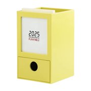 Clearance!Desk Organizer With Desk Calendar, Multi-Functional Pencil Pen Holder for Desk, Plastic Desk Organizers and Storage, Desktop Organizer for School Office Art Supplies