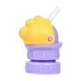 thumbnail image 4 of Cabezal de conversión para pajilla de botella de agua para niños, accesorio de bebida seguro para niños, se adapta a botellas estándar, fácil de limpiar, ideal para uso escolar y al aire libre., 4 of 8