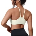 thumbnail image 2 of Naittoop Women's Sports Bra Halter Workout Sports Bra Strappy Criss Cross Back Bra Removable Padded Yoga Crop Top, 2 of 5