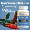 thumbnail image 3 of NutraBetic Berberine + Capsules, Natural GLP-1 Activator, Blood Sugar Support, Promotes Weight Management, GlucoVantage, Diabetic Support, Diabetes, 1200 mg Berberine Equivalent, 30 Count, 3 of 6