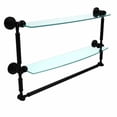 thumbnail image 4 of Allied Brass Retro Wave Place Double Wall Shelf, 4 of 7