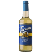Torani Sugar Free French Vanilla Syrup, 25.4 fl oz [Pack of 6]