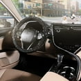 thumbnail image 4 of Trayknick Steering Wheel Cover Universal Anti-slip Plush Car Bling Rhinestones Steering Wheel Protector for Women, 4 of 13