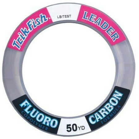 Triple Fish Fluorocarbon - Triple Fish Intl LLC Fluorocarbon Wrist Spool 50lb 25yd #25FLS05001 Multi-Colored