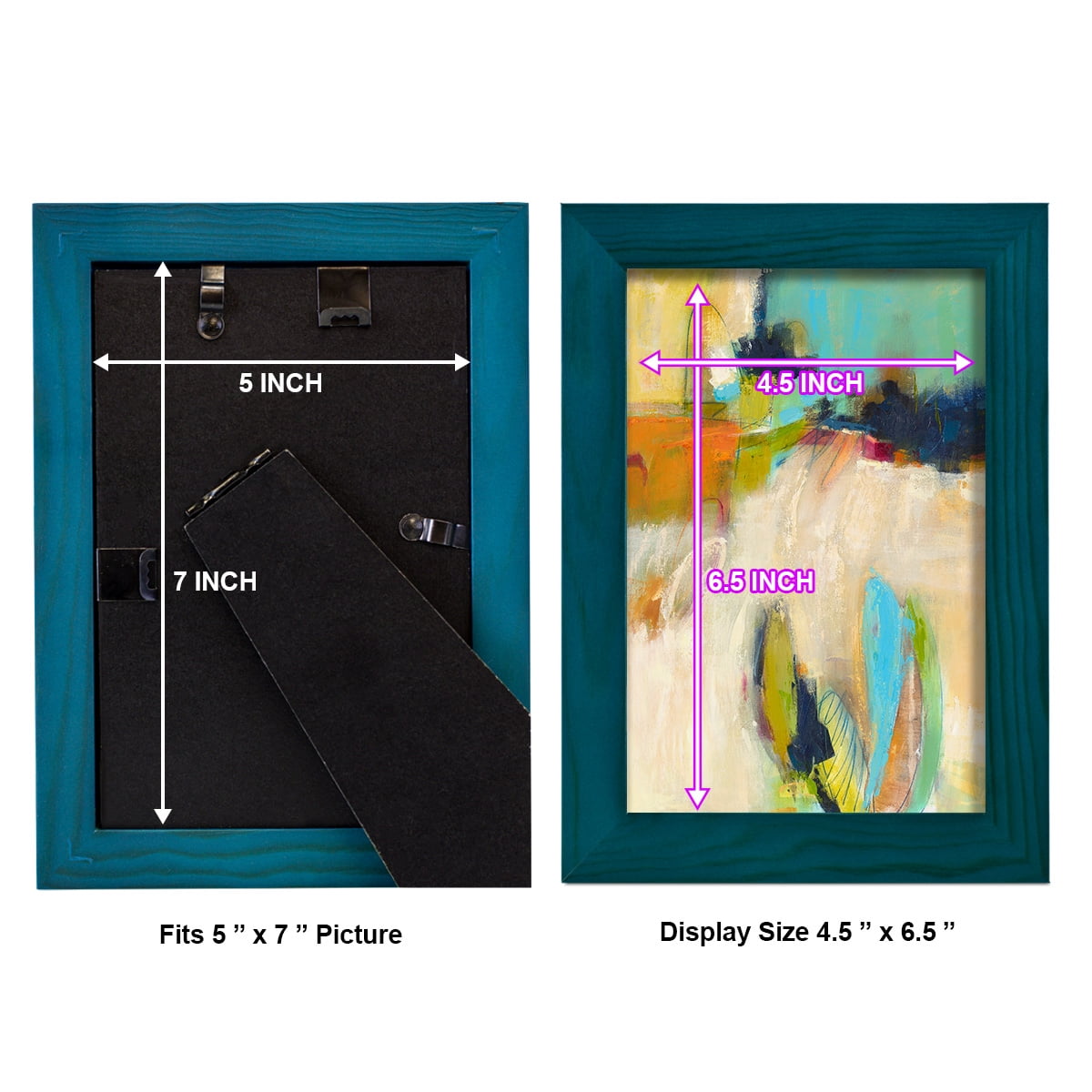 It All Adds Up - Framed Print w/glass - Ocean Blue