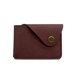 thumbnail image 1 of Cartera tarjetero, pequeño estuche regalo para hombres y mujeres, estilo vintage, compacto, piel sintética. Marrón oscuro, 1 of 8
