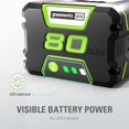 thumbnail image 4 of Greenworks PRO 80V 2Ah Lithium Ion Battery GBA80200, 4 of 8