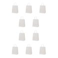 thumbnail image 1 of Cateissary 10 Uds bolsa de papel Kraft con asa giratoria herramienta de almacenamiento de ropa de carga antideformable bolsas de moda para hornear Almacenamiento y organización del hogar Blanco, 1 of 6