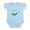 Sky Blue, variant on CafePress - Peapod Twins Infant Bodysuit - Baby Light Bodysuit, Size Newborn - 24 Months