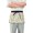 Cute Cartoon Dinosaurs Leaf, variant on Cute Sheep Sit Server Apron with 3 Pockets Waterproof Waitress Waist Short Apron for Man Woman 12 Inches
