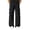 Black, variant on Men's Baggy Parachute Cargo Pants Drawstring Waist Solid Color Outdoor Trousers with Side Flap Pockets & Curved Seam Legs, Relaxed Straight-Leg Utility Bottoms