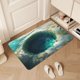 thumbnail image 4 of Felpudo con ilusión óptica | Alfombra antideslizante para interior y exterior con base absorbente de agua, resistente a la decoloración y a las pelusas | Felpudo para entrada, salón y pasillo, 4 of 7