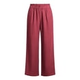 thumbnail image 5 of Admvng Womens Linen Pants Wrap Wide Leg Casual Summer Office formal Full Length Trousers with Pockets, 5 of 6