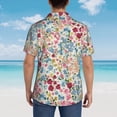 thumbnail image 4 of Disketp Hawaiian Shirts for Men,Trendy Floral Design Print Mens Casual Short Sleeve Button Down Shirts Beach Shirt, 4 of 7