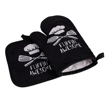 

Chailin Oven And Pot Holders Sets Heat Oven Soft And Non- For Baking Cooking BBQ