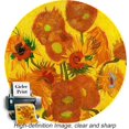 thumbnail image 6 of HFDF Sunflowers by Vcent Van Gogh The World Classic Art Reproductions, Giclee Canvas Prts Wall Art for Home Decor, 11x14inch Framed, 6 of 6