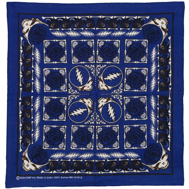 Grateful Dead Bandana Blue Com - Grateful Dead Seat Covers Grateful Dead Bandana Blue Com - Grateful Dead Seat Covers