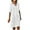 QR1--White--Linen Dresses for Women, variant on Meichang Women's Summer Midi Dresses Casual Half Sleeve Cotton Linen Dress Floral Print Notch V Neck Elegant Knee Length Dresses