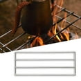 thumbnail image 4 of Stainless Steel Barbecue Net Pot Rack Heating Baking Net Grill Pan Baking Board H Mesh for Outdoor Hiking Backyard Cookware Supplies - L L, 4 of 9