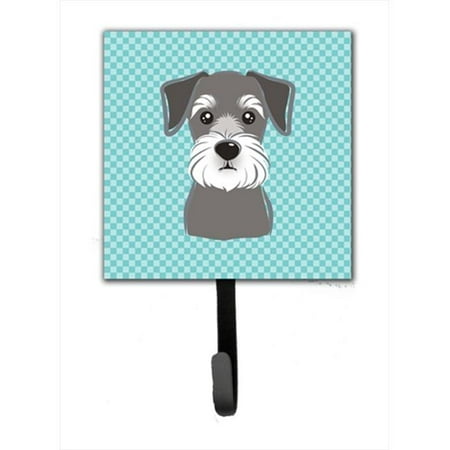 

Blue Checkered Schnauzer Leash or Key Holder