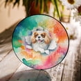 thumbnail image 3 of Funny Watercolor Adorable Cavalier King Charles Spaniel Peeking Through Torn Paper Effect Stained Glass Suncatcher Dog Lover Gifts Window Hanging Sign Decor - 00026, 3 of 5