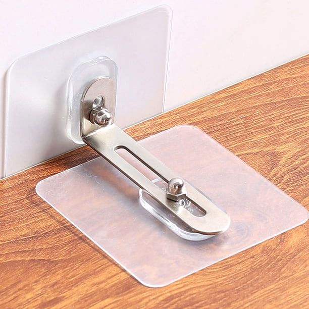 IDEANATEGRATE 5Jgo Anclajes Para Muebles Color Sin Taladro Ideales Para Estantes Cómodas Y Armarios