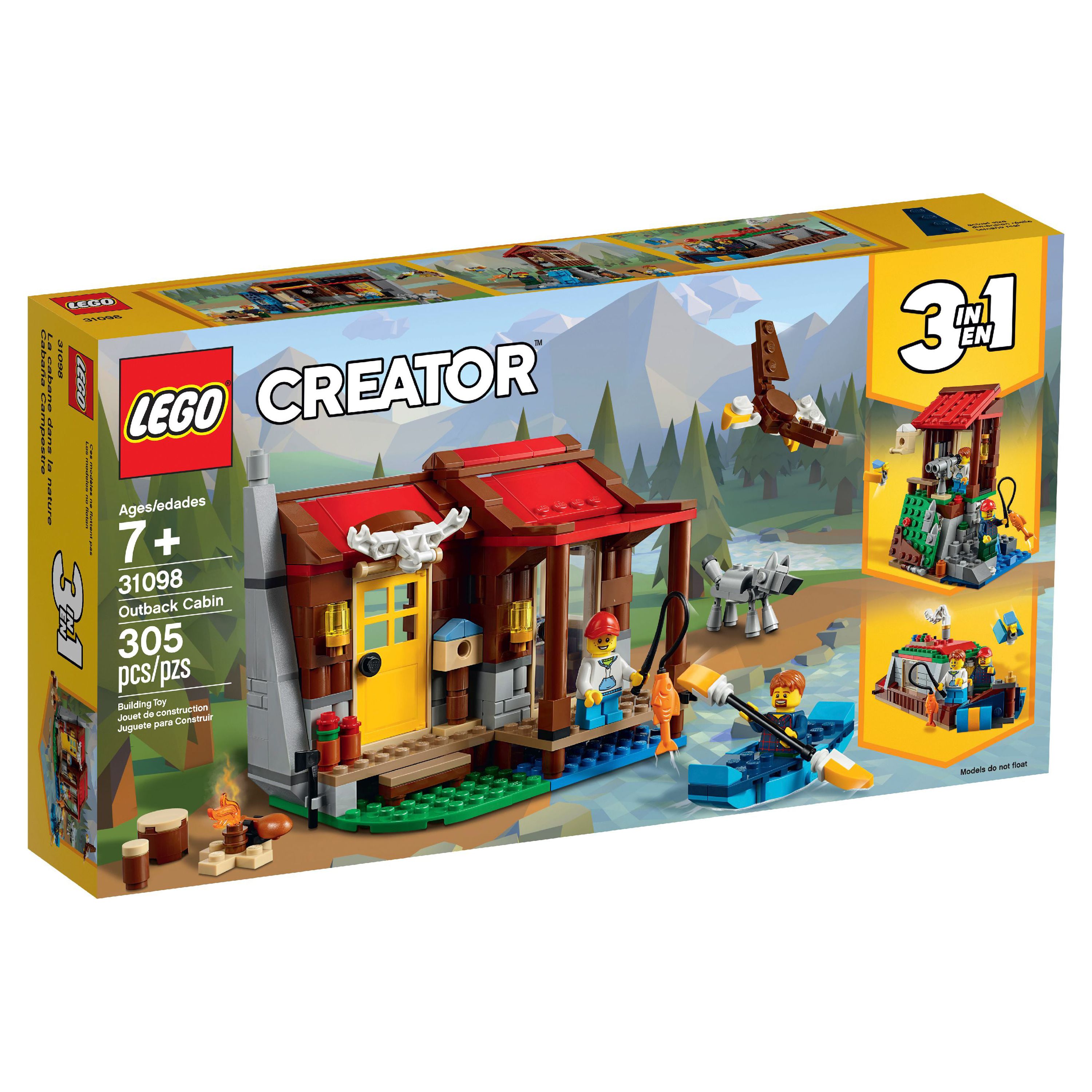 LEGO Creator Outback Cabin 31098 Toy Building Kit (305 Pieces) - image 5 of 8