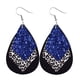 thumbnail image 1 of Ganfancp Pendientes de Cuero de Leopardo para Mujer Pendientes Colgantes de Lágrima Pendientes de Hoja Liquidación Ventas Hoy Ofertas Prime Un Par de Pendientes., 1 of 3
