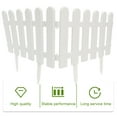 thumbnail image 2 of Shisuyan Fence Border White Plastic Rectangular Miniature 2Pcs 19.7X11.8X0.4In, 2 of 8