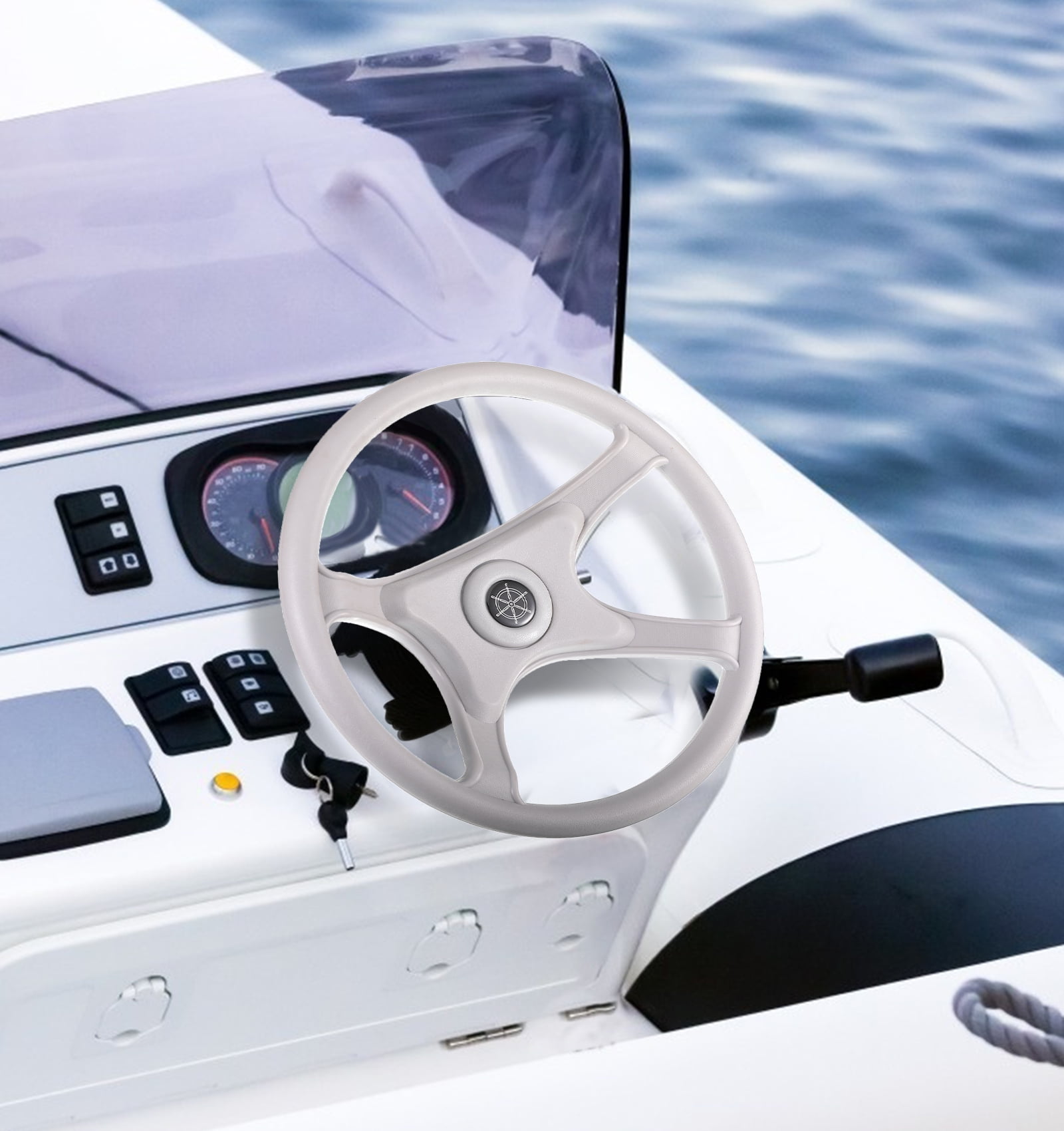 Pontoon Boat Steering Wheel 