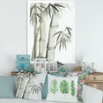 thumbnail image 3 of Designart 'Vintage Black and White Bamboo V' Lake House Framed Art Print, 3 of 4