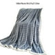 thumbnail image 3 of 39.37x27.55in Fleece Throw Blanket For Couch Soft Warm Fluffys Cream Solid ColorBlanket Decorative And Giftable Striped Blankets For, 3 of 6