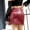 Wine, variant on Idoravan Women's Basic Versatile Skirt Clearance Womens Sexy Split Skirt Slim Elastic Leather Skirt Skirt