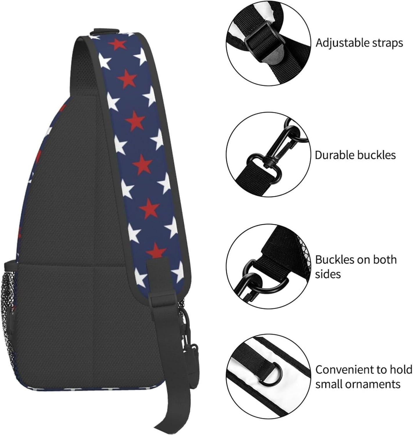 Sling Bag Baseball Vintage Sport Hiking Daypack Crossbody Shoulder Backpack Travel Chest Pack for Men Women