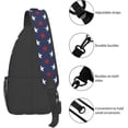 thumbnail image 5 of Sling Bag Baseball Vintage Sport Hiking Daypack Crossbody Shoulder Backpack Travel Chest Pack for Men Women, 5 of 6