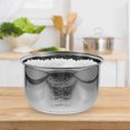 thumbnail image 4 of KAKOWELY Rice Cooker Inner Pot Non-stick Rice Pot Electric Cooker Inner Pot Non-stick Rice Cooker Pot(4L),9.33X"X9.33"X5.08", 4 of 5