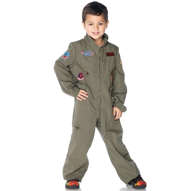 Disfraz de Piloto para Niños Leg Avenue Top Gun XS Caqui