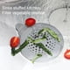 thumbnail image 5 of Matsuzay Reemplazo de la cubierta del filtro del lavabo del fregadero de la cocina de la oficina, colector de pelo reutilizable de silicona, Juegos de accesorios de baño Blanco, 5 of 6