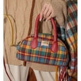 thumbnail image 5 of Fashion American Retro Style Simple Style Retro Plaid Crossbody Bag Retro Shoulder Bag Handbag Small Square Shoulder Bag 25.5 X 14 X 10CM, 5 of 8