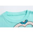 thumbnail image 4 of Popshion Toddler Baby Girls Mermaid Long Sleeve Top and Pants 100% Cotton Pajamas Set, 2 Piece, Size 3T-7 Years, 4 of 7
