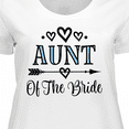 thumbnail image 4 of Inktastic Aunt of the Bride Wedding Party Women's Plus Size T-Shirt, 4 of 5