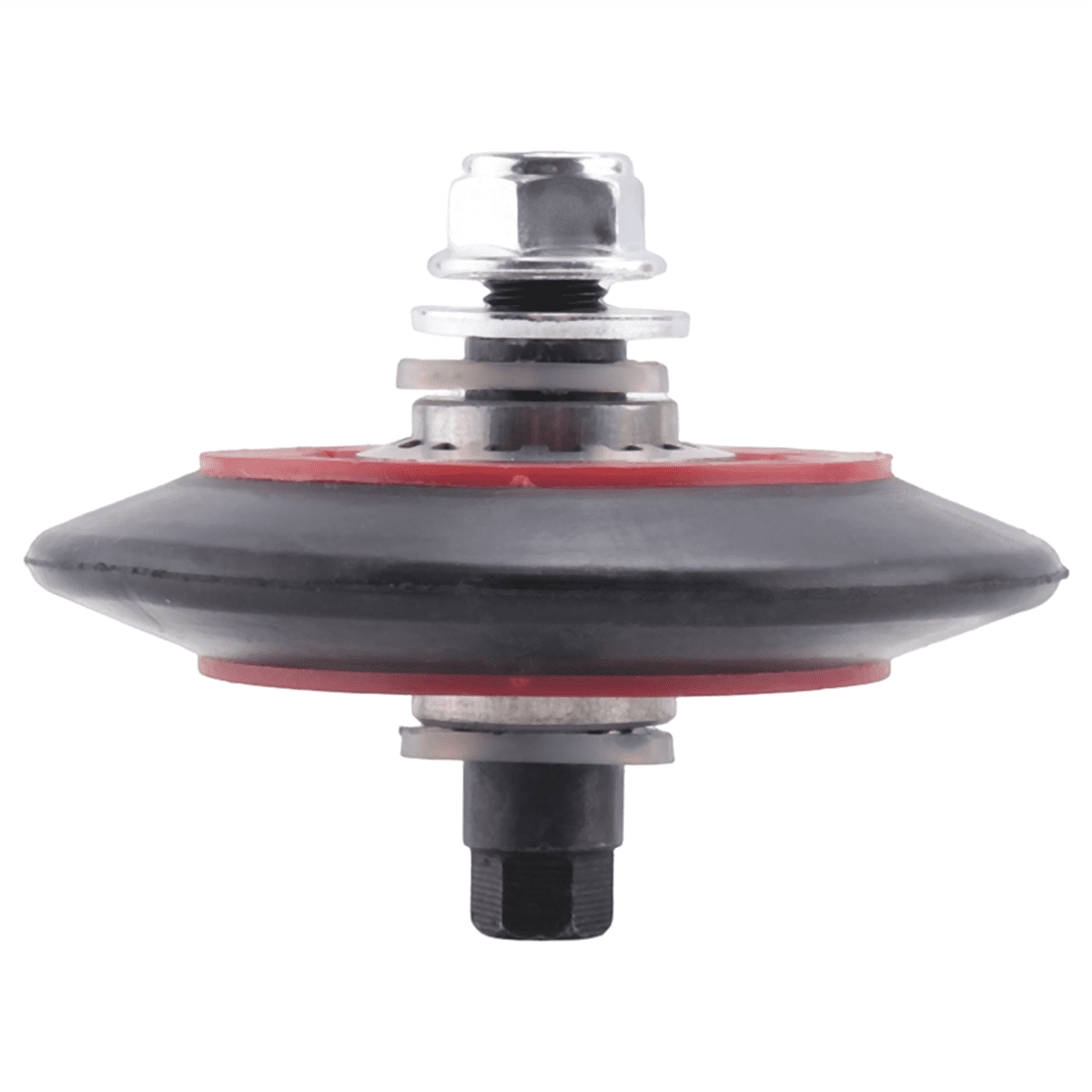 4 Pack of 4581EL2002C Dryer Drum Roller Assembly Fit for , , Replace Part 4581EL3001C, PS8260240,4 x Dryer Drum Support Roller,Red&Black