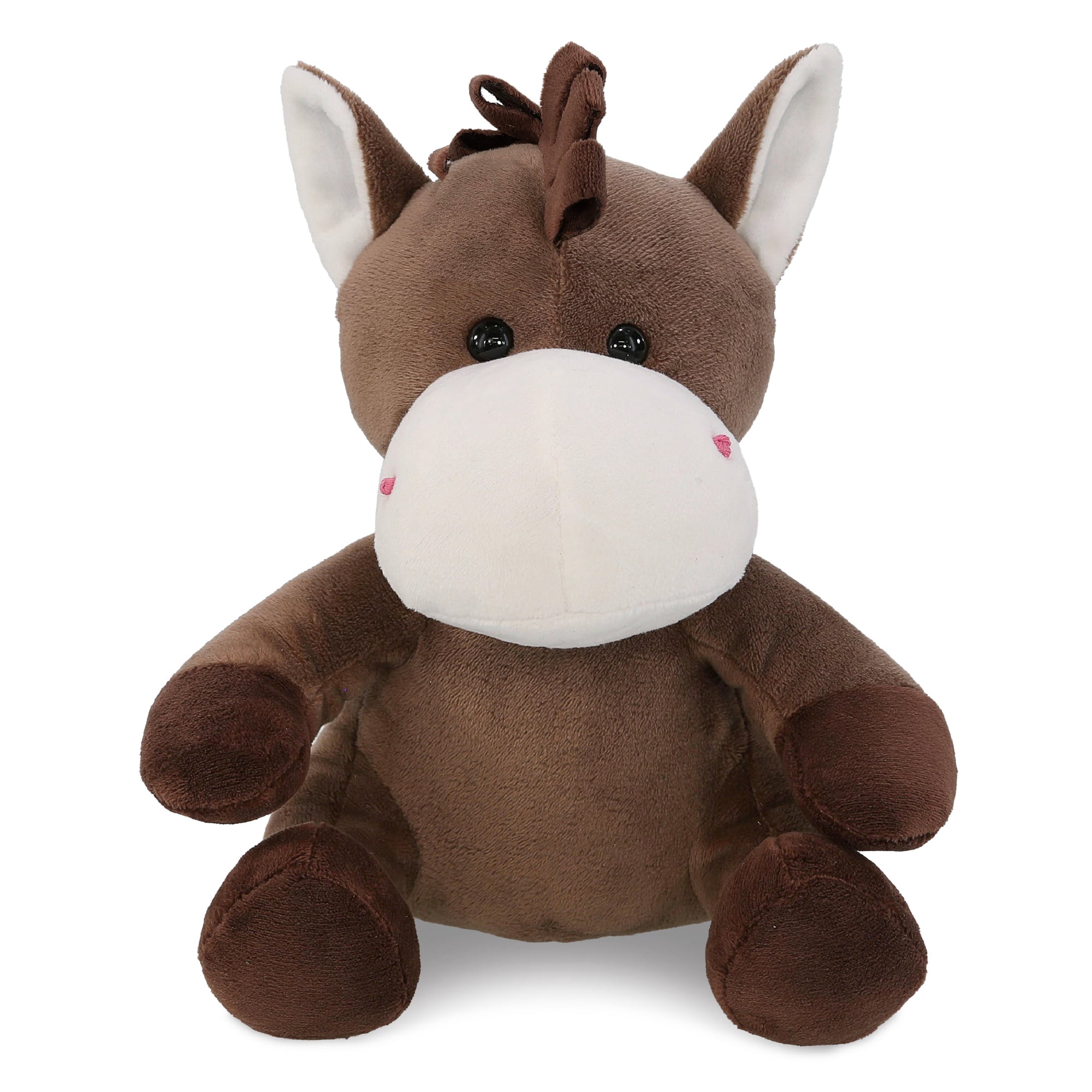 DolliBu Horse Plush - Super Soft Stuffed Animal Horse, Cute Realistic Stuffed Animal Toy for Boys and Girls, Adorable Plush Toy Gift for Baby, Kids, and Adults - 8 Inches