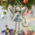thumbnail image 5 of Friend Angel Ornament,Christmas Gift Keepsake with Velvet Bag Holiday Hanging Decoration,for Women Female Friend Birthday New Year Tree Decor Sentimental Friendship Ornament, 5 of 5