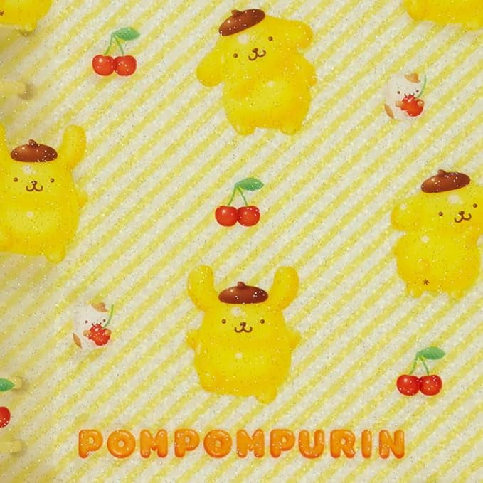 Sanrio 297933 Clear Binder Clear Plump 3D Pom Pudding POMPOMPURIN