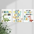 thumbnail image 3 of JANS.NO1 Dinosaur Room Decor: Dinosaur Wall Art for Boys' Bedroom, Nursery, Playroom, 3 of 6
