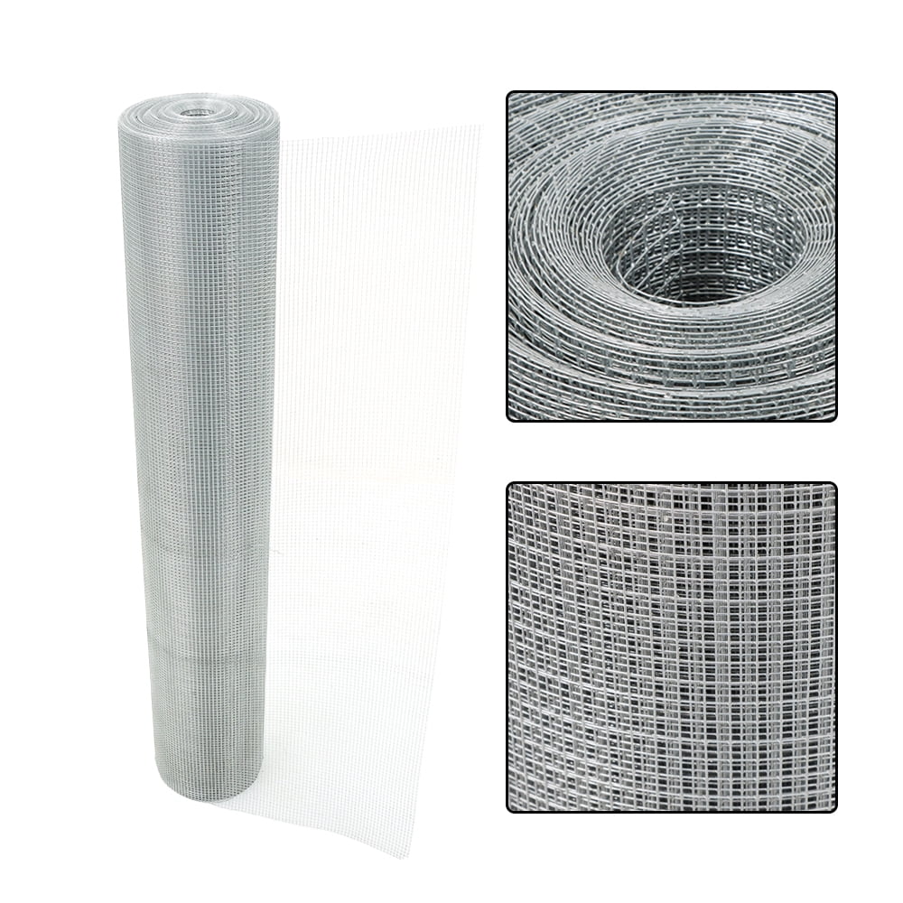 netuera 1/4in Hardware Cloth Welded Wire Mesh Chicken Wire Poultry Fence