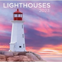 2023 -12 Month Calendar- Lighthouses 12x12 Hanging Wall Calendar by DaySpring