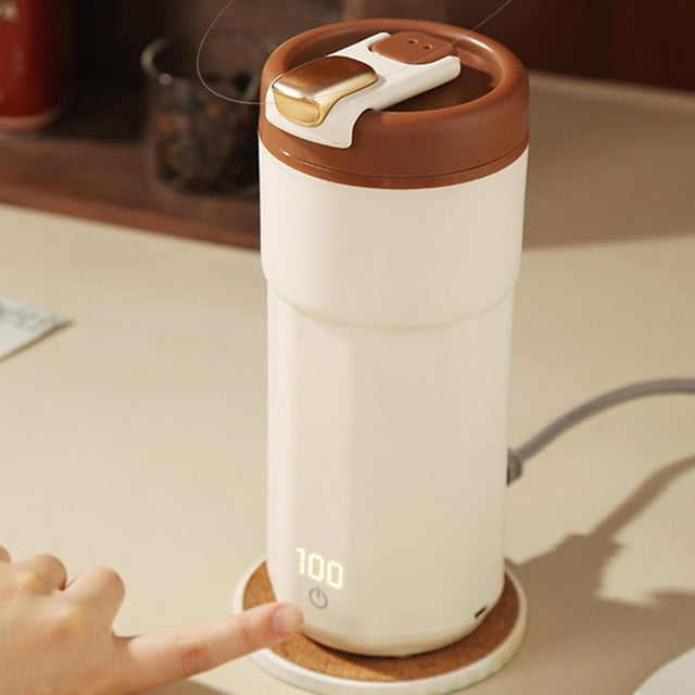 Control de temperatura eléctrica Copa de aislamiento compacta Copa de calefacción a prueba de fugas Viaje Pequeña caldera de agua para viajes CAR HOME